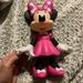 Disney Toys | Disney Pink Minnie Mouse, Just Play Hard Moveable Arms Plastic 10 Inch Toy. | Color: Pink | Size: 10 Inch