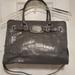 Michael Kors Bags | Michael Kors Grey Crocodile Hamilton Tote Bag | Color: Gray | Size: Os