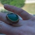 Anthropologie Jewelry | Anthropologie Emerald And Gold Ring - Cute Rings - Gold Jewelry For Women - Ring | Color: Green | Size: Os
