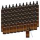 Pack of 105 x 50ml Amber Glass Bottles with Glass Eye Dropper Tamper Evident Pipettes Wholesale Amber Brown Glass Dropper Bottles Refillable for Essential Oils Perfumes Chemistry Lab