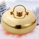 IkErna Thickened Brass Hot Water Bottles for Pain Relief with Cover,Safety Hand Warmers, No Leakage/Smooth/3.0L