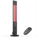 blumfeldt Standing Infrared Heater, Patio Heater, 3000W Indoor & Outdoor Heater, Heaters For Home & Garden, Electric Patio Heaters, Tipping Protection, Remote, Energy Efficient IP65 Electric Heater