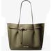 Michael Kors Bags | Michael Kors Olive Color Emilia Large Pebbled Leather Tote Bag | Color: Gold/Green | Size: Os