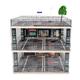 kivcmds 1:18 Scale Model Car Display Case with Parking Lot Scene for Sports Car High-End Collectors Lego Collectors, Display Stand for Alloy Car Model Toy (3-Tiers Convenience Store Parking Lot)