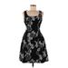 Prabal Gurung Collective Casual Dress - Mini: Black Floral Dresses - Women's Size 6