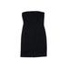 Banana Republic Cocktail Dress - Mini Strapless Sleeveless: Black Solid Dresses - Women's Size 2