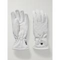 Goldbergh - Nishi Padded Quilted Leather Gloves - White