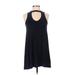 American Eagle Outfitters Casual Dress - Shift: Black Solid Dresses - Women's Size 2X-Small