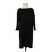 Gap Casual Dress - Sweater Dress: Black Dresses - Women's Size Small