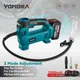 Yofidra-Compresseur de pompe à air électrique sans fil écran LED boule de moto aste outil