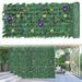Haitral 11.8" H x 15.7" W Plastic Privacy Screens Artificial Hedge in Green | 11.8 H x 15.7 W x 1 D in | Wayfair 248-LV-FENCE