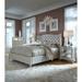 Michael Amini Hollywood Loft Upholstered Standard 4 Piece Bedroom Set Upholstered in Brown/Gray | King | Wayfair 9001600EKBED-BRS-SET-4P