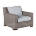 Summer Classics Rustic Woven Lounge Chair Wicker/Rattan in Gray | Outdoor Furniture | Wayfair 374724+C050H749N