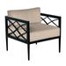 Summer Classics Elegante Patio Chair w/ Cushions in Black | Wayfair 425397+C673H4210W4210