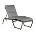 Summer Classics Skye 80.5" Long Reclining Single Chaise w/ Cushions Wicker/Rattan in Gray | Outdoor Furniture | Wayfair 358331+C4833123W3123