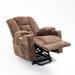 Armchair - Latitude Run® Kindell Upholstered Armchair Chenille in Brown | 41.75 H x 34.25 W x 38.5 D in | Wayfair EE1C1BA221324432858B9E6724A7F885