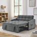 House of Hampton® Loveseats Sofa Bed w/ Pull-Out Bed Velvet, Copper in Gray | 31 H x 53 W x 36.5 D in | Wayfair B4226D29B68B4732BCFDA6751B5C2B24