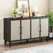 Latitude Run® Montanna 59.8" Wide Sideboard Wood in Brown | 33.8 H x 59.8 W x 15.7 D in | Wayfair 7FC620D9949C42FB9C2B8C8DE511F902