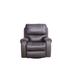 Red Barrel Studio® Faux Leather Reclining Sofa Couch Single Chair For Living Room Faux Leather in Gray | 40.94 H x 38.97 W x 37.79 D in | Wayfair