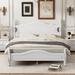 Alcott Hill® Wood Platform Bed Frame Wood in Gray/White | 39.3 H x 62.4 W x 85.1 D in | Wayfair 34B1B19B6E314414B4B1223D00E7639C