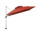 Arlmont & Co. Roxas 360-Degree Rotation 118" Square Cantilever Umbrella w/ Cover, Polyester in Red | 109 H x 118 W x 118 D in | Wayfair