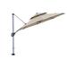 Arlmont & Co. Rolisha 360-Degree Rotation 118" Round Cantilever Umbrella w/ Cover, Polyester in Brown | 106 H x 118 W x 118 D in | Wayfair