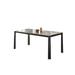 Everly Quinn Xaydin 63 L x 31.5 W Dining Table Wood in Black/Brown/Gray | 29.5 H x 63 W x 31.5 D in | Wayfair 550C69827B724972896BC2A09C3FA454