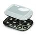 D&W Fine Pack I51P Egg Display Tray w/ Lid - PET, Black, PET Plastic, Black and Clear