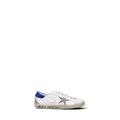 GOLDEN GOOSE SUPER-STAR CLASSIC Sneaker uomo bianca/blu in pelle