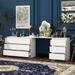 Transformative White Entertainment Center Home Desk Dresser Chest