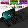 Für samsung galaxy tab s9 fe 10 9 zoll fall abnehmbare tastatur für samsung tab s9 fe SM-X510/x516b