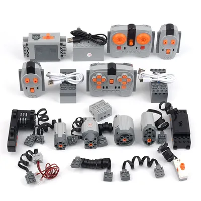 Technische MOC Power Funktionen Teile Servo Zug Buggy Motor Set 8293 IR Remote Kompatibel Mit 88003 Image