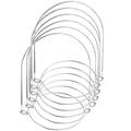 Mason Jar Handle Hook Handles Stainless Steel Hangers Metal Wire Hanging Hooks 6 Pcs