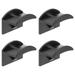 4 Pcs Adhesive Hat Hook Hooks for Wall Coat Rack Mount Necklace Hanger Gaming Headset Caps Plastic Office