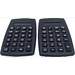 Pocket Calculator (Battery Included) Eight(8) Digit Display (4.5 x 2.75 ) - 2/Packs - Black