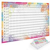 Ozmmyan 2024 Wall Calendar 2024 Large Wall Planner Annual Planner Yearly Planner Monthly Planner 2024 Planner International Calendar 2024 Calendar 12 Month Wall