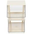 Instant Coffe Clear Plastic Containers Tea Bag Storage Box Shelves Desktop Organizer Shelf Kitchen Pantry Office