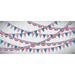 7 X 16 Red and White Party Streamers US Flag Double Car Garage Door Banner