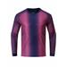 Yeahdor Kids Boys Soccer Goalkeeper Uniform Padded Goalie Shirt Football Training Quick-Dry Tops Long Sleeve T-shirt Navy Blue&Hot Pink 7-8