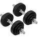 Adjustable 65 105 200 Lbs Dumbbell Set Cast Iron Weight Plates Great For Strength Training Weightlifting & Bodybuilding Multi-Select