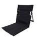 Outdoor Chair Picnic Chair Camping Chairs Lawn Chairs Stadium Chairs Recliners (black)