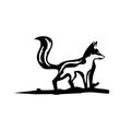 Stainless Steel Metal Fox Garden Decor for Outside Floral Fox Decorative Garden Stakes Black Fox Silhouette Lawn Outdoor Metal Fox Yard Art Weather Resistant Iron Fox Yard Decor for Fox Lovers Family