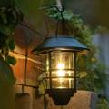 2Pcs Solar Lantern Outdoor Decorative Wall Lantern with Hooks Waterproof Metal Solar Outdoor Lights with Clear Glass