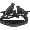 Iron Bird Feeder Outdoor Wall Mount Bird Feeder Garden Decoration Bird Wall Decor