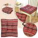 1PC Bohemian Outdoor Patio Chair Seat Pads Square Floor Pillow Kitchen Chair Seat Cushion Pads Meditation Yoga Seating Cushion For Home Kitchen/Office/Garden Patio 19.7 Cushion Cushion