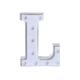 solacol Led Lights for Wall Led Lights White Warm White Led Lights Alphabet Led Letter Lights Light Up White Plastic Letters Standing Hanging L Wall Led Lights Warm Led Lights Hanging Led Lights