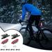 WNG Bike Lights Accessories for Night Riding 2 Bike Headlight & Taillight Set Super Bright Light Ipx5 for Adult Kids