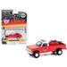 1986 Chevrolet M1008 Pickup Truck Red with White Top with Fire Equipment and Hose and Tank Fire Department City of New York (FDNY) Hobby Exclusiv