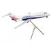 McDonnell Douglas DC-9-15F Commercial Aircraft Ameristar Air Cargo White with Blue and Red Stripes Gemini 200 Series 1/200 Diecast Model Airplan