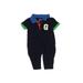 Baby Gap Short Sleeve Outfit: Blue Solid Bottoms - Size 0-3 Month